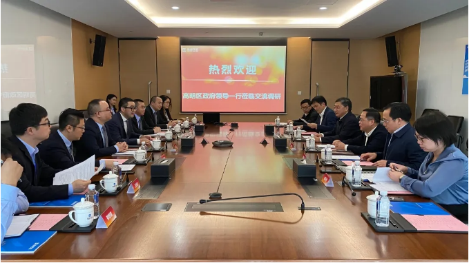 高明区区委书记杨永泰一行到leyu.乐鱼环境调研